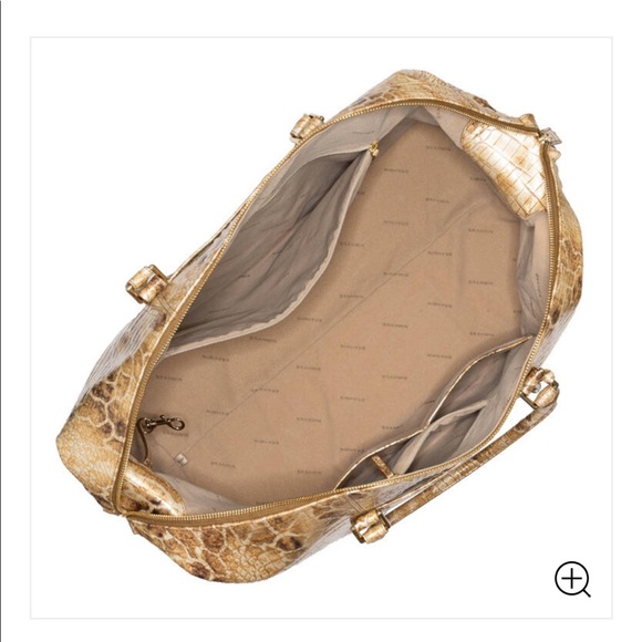 NWT BRAHMIN MelbourneCollection Crocodile TRVL Bag - Picture 8 of 9